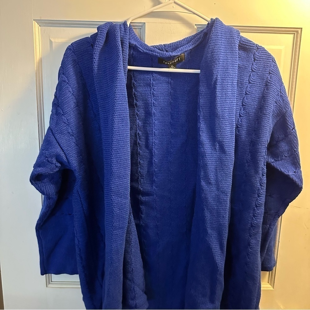 Blue FoxCroft Cardigan